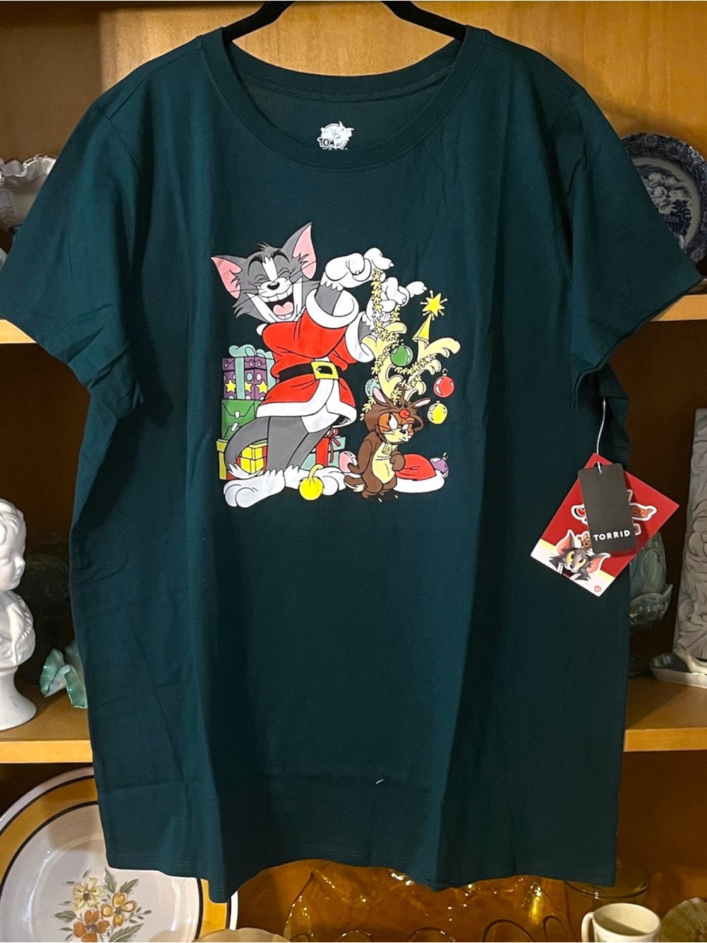Torrid Tom and Jerry Classic Fit Cotton Crew Tee Size 2
